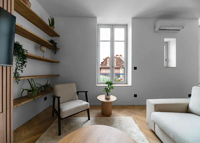 Jaures - Design Et Climatises En Centre Апартаменты Виши